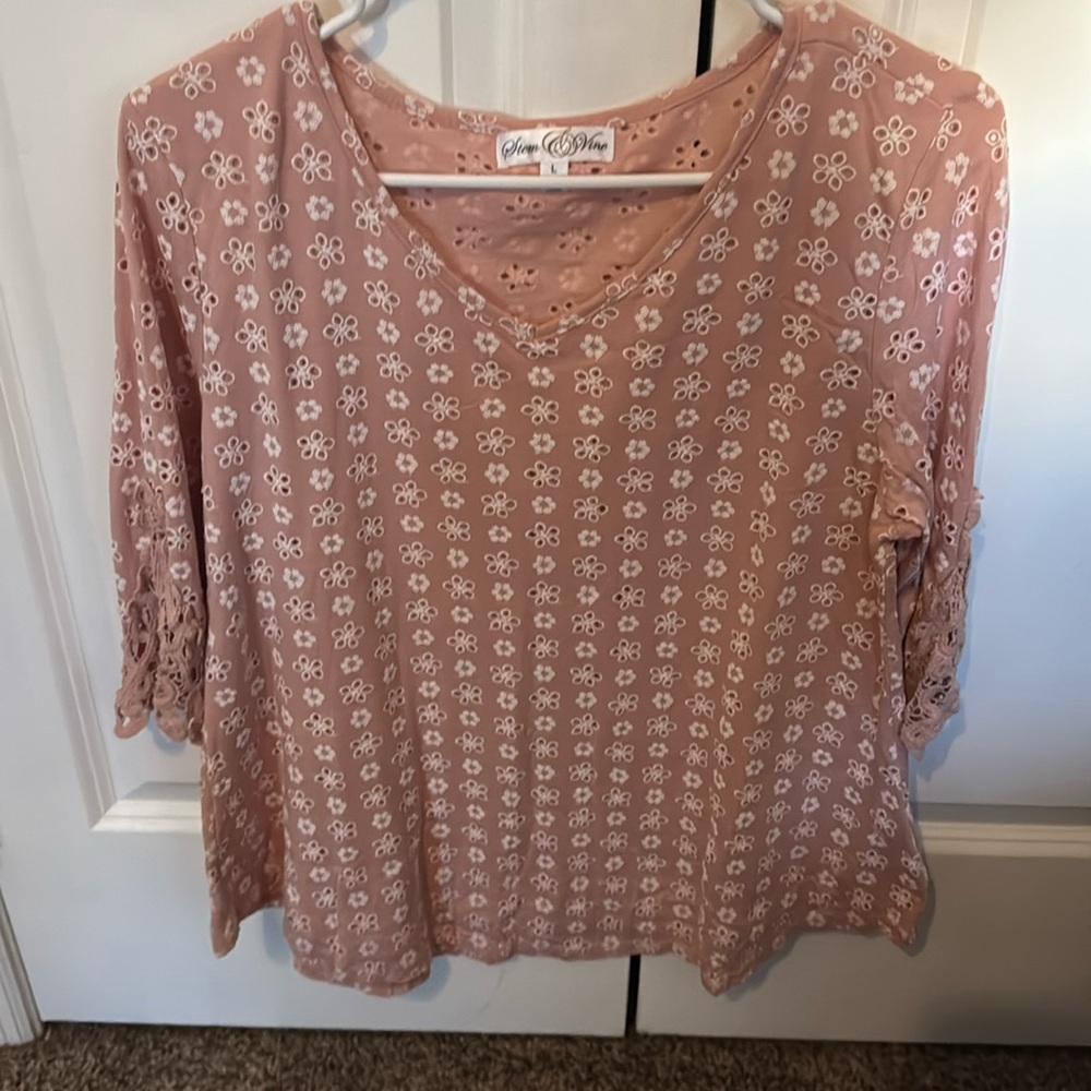 Stem & Vine Vintage Cardigan Sweater sz Large